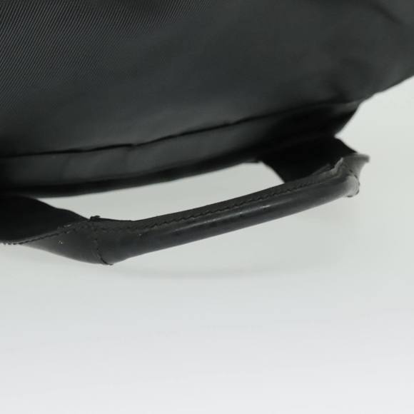 GUCCI Boston Bag Nylon Enamel 2way Gray Auth ti2188 - Picture 10 of 16